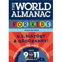  World Almanac Puzzler Deck For Kids, The: United States History and Geography: Ages 9-11, Grades 4-5