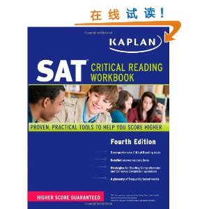 Kaplan SAT Critical Reading Workbook [ƽװ]