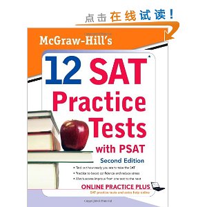 McGraw-Hill's 12 SAT Practice Tests with PSAT, 2ed