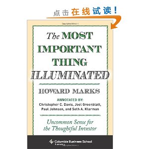 The Most Important Thing Illuminated: Uncommon Sense for the Thoughtful Investor