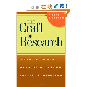 The Craft of Research