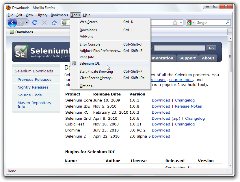 Զþselenium  ֮Selenium-IDE