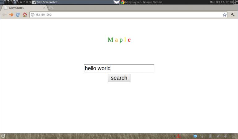 Maple Mini»WIZ820ioweb server