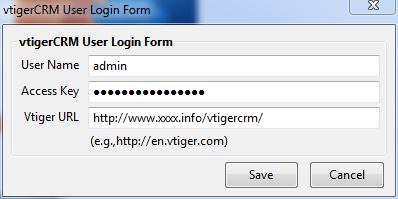 vtiger CRM οӿWebservice÷