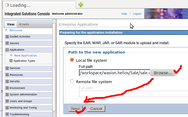 websphere Application