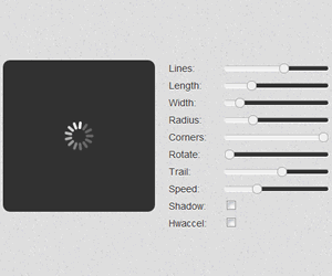 8õjQuery / CSS3 Loading