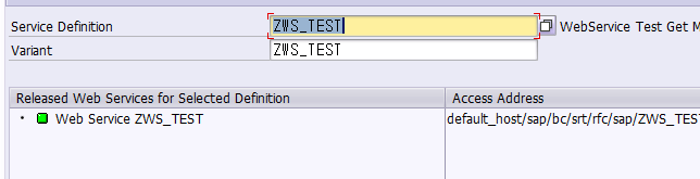 SAP&Java WebService(1) -SAP½WebService