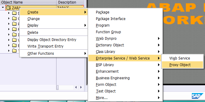 SAP&Java WebService(2) -ABAPSAPɵWebService