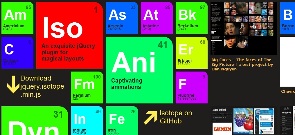 jquery-ܸ-isotope