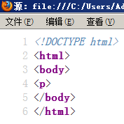 firefox鿴Դʱ﷨쳣ǩУʾ(dreamweave̫)