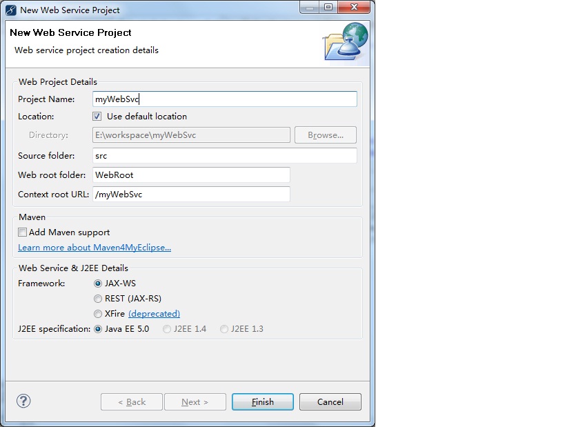 Myeclipse 8.5JAX-WSWeb serviceʵ