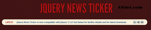 һjQueryļʱչʾjQuery News Ticker