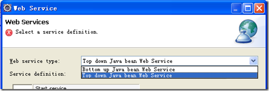 [Axis2EclipseWeb Serviceϵ֮] Top-Downʽ,ͨWSDLɷ