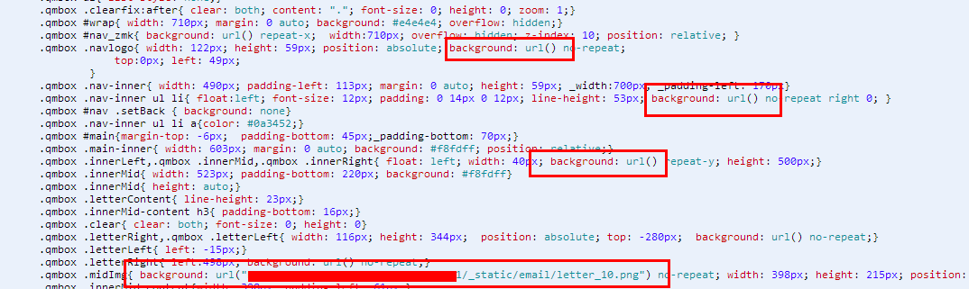 ʹphpmailer͵ͷдcsscssõbackground url(xxx),url()Ϊ