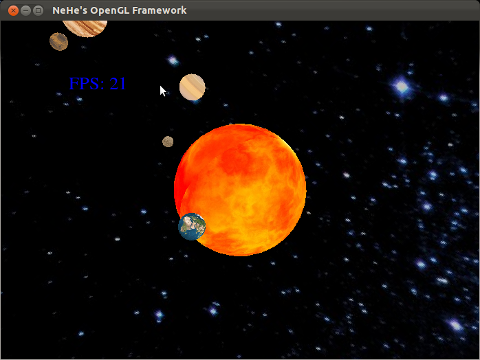 QtϵOpenGL ̣10Solar System