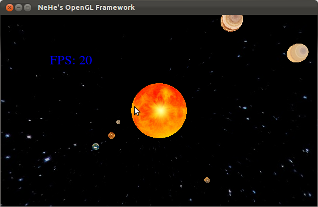 QtϵOpenGL ̣10Solar System