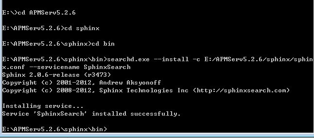 Windows AND liunx ϰװʹSphinx(OK)