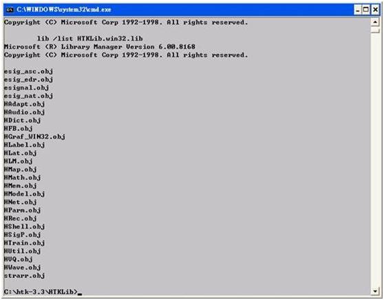 HTKwindowsϵ˵