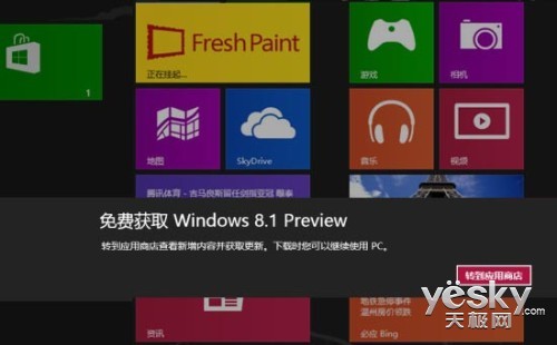 Win8͸Ӧ̵Windows8.1Ԥ