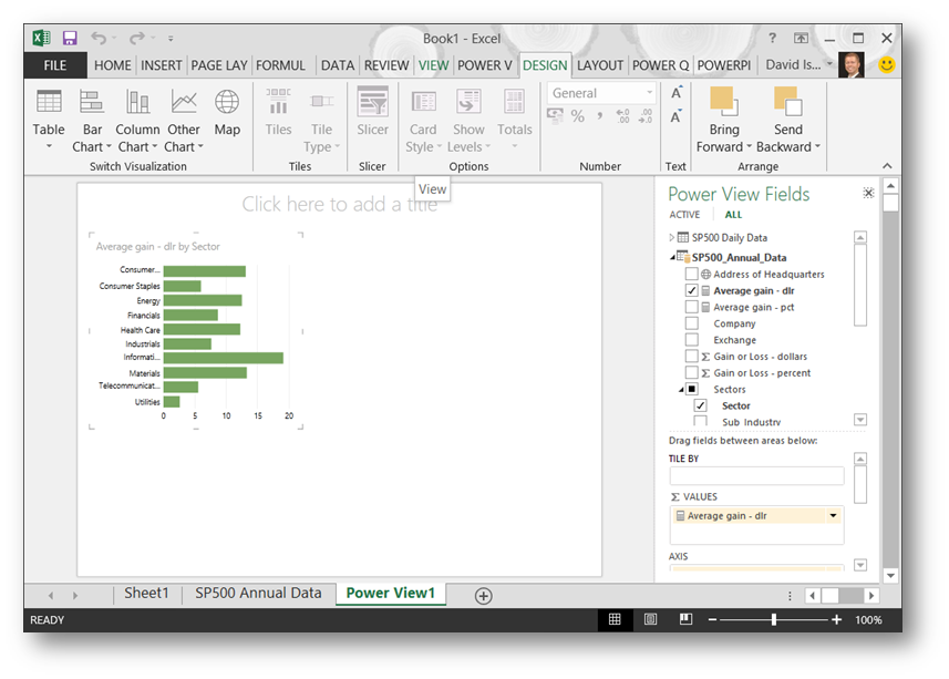 Power BI for Office 3654Power Viewһ