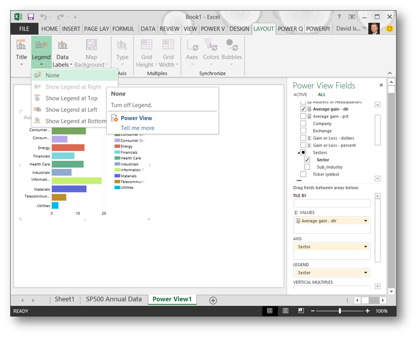 Power BI for Office 3654Power Viewһ