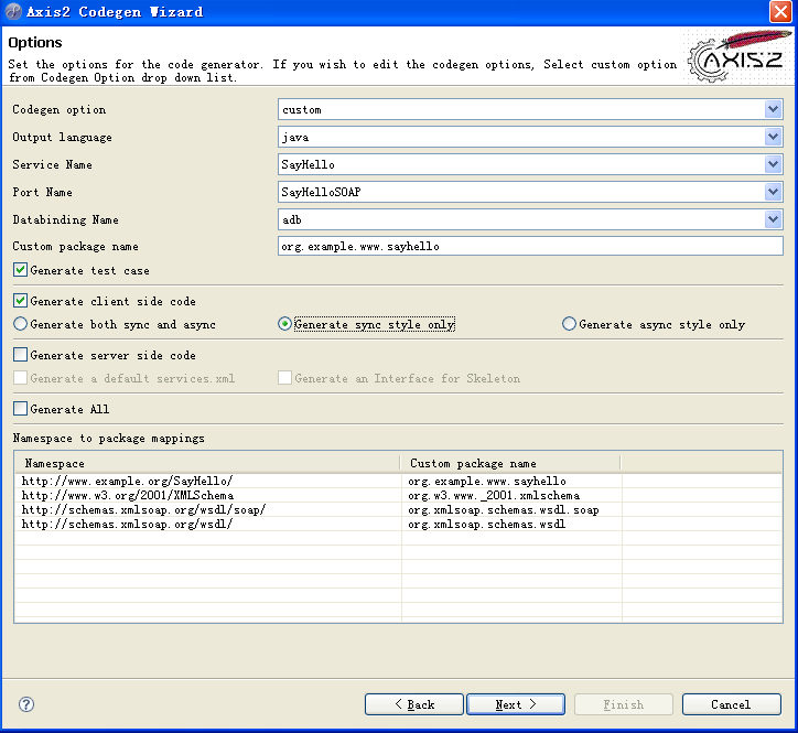 MyEclipse + AXIS2 Եhello world