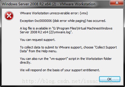 Vmware Error : Vmware ͣظʧ