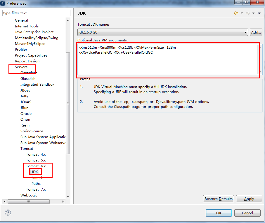 java.lang.OutOfMemoryError: PermGen space취-myeclipsetomcatjvm