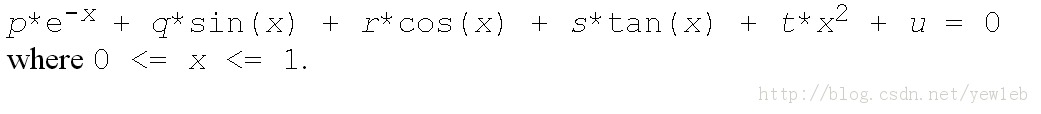 UVa10341 Solve It