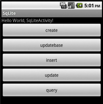 Android SQLiteԲʾ