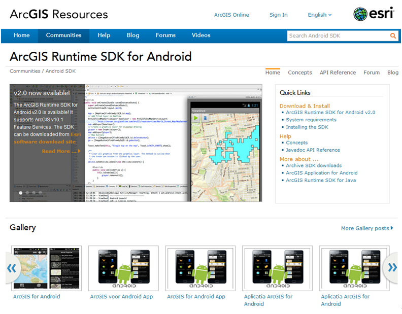 ArcGIS Runtime for AndroidγV2.01