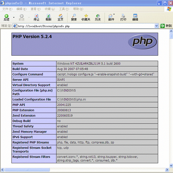 5WinXP+IIS6 Discuzphpwind̳ȫֲ-IIS6á