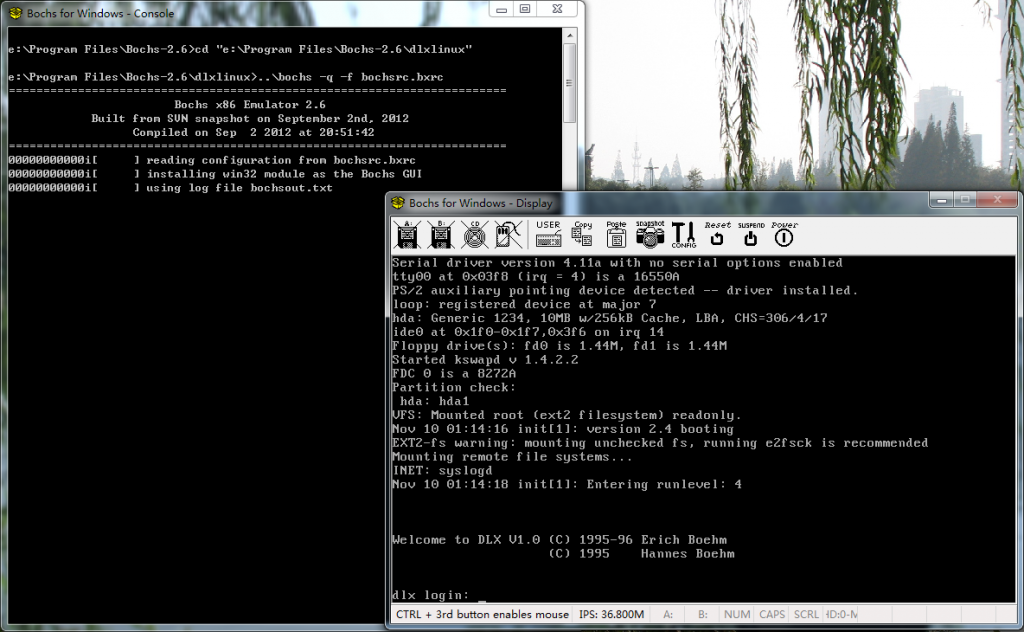 linux0.11 лｨԼʽ-bochs