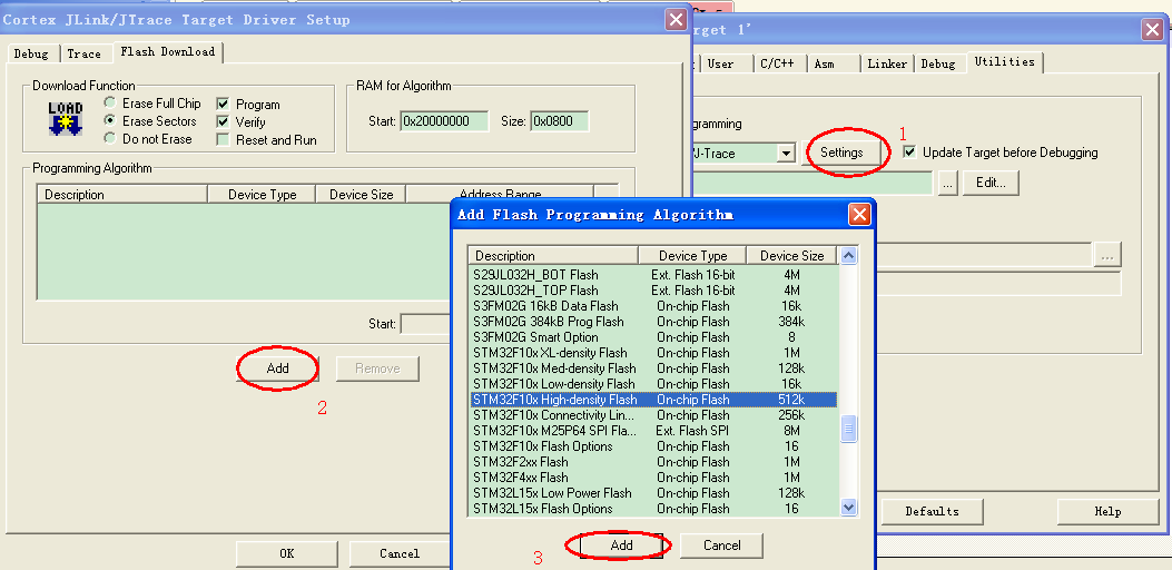 stm32 keil MDKߵԱ Error: Flash download failed-"Cortex-M3"