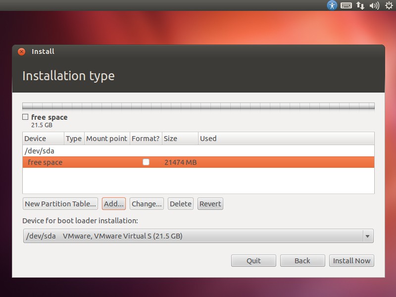 Win7, VM8 װUbuntu 12.04 (3)