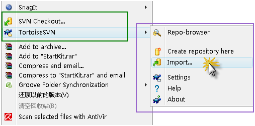 windowsƽ̨ｨsvn(ʹVisualSVN ServerTortoiseSVN)