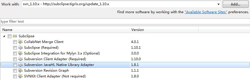 unable to load default svn client  Eclipse SVN TortoiseSVNӦϵ