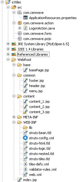 struts1tiles+demo