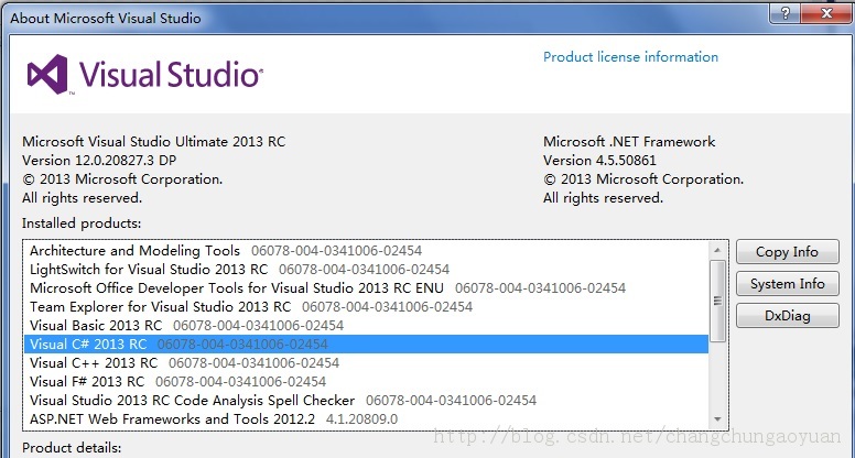 vs2013 RC 