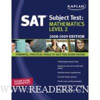  Kaplan SAT Subject Test: Mathematics Level 2, 2008-2009 Edition