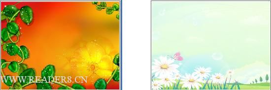 绿色植物PPT  模板