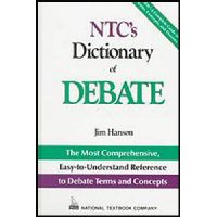  Ntc's Dictionary of Debate