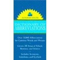  Random House Dictionary of Abbreviations