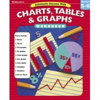  Scholastic Success With Charts, Tables, And Graphs Workbook: Grade 5-6