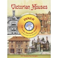  Victorian Houses CD-ROM and Book