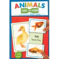  Slide and Learn Flash Cards: Animals