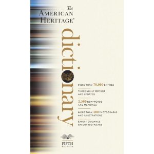 The American Heritage Dictionary: Fifth Edition