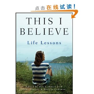 This I Believe: Life Lessons