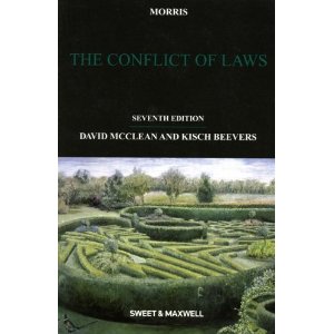 Morris the Conflict of Laws