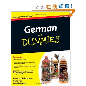 German For Dummies, (with CD)